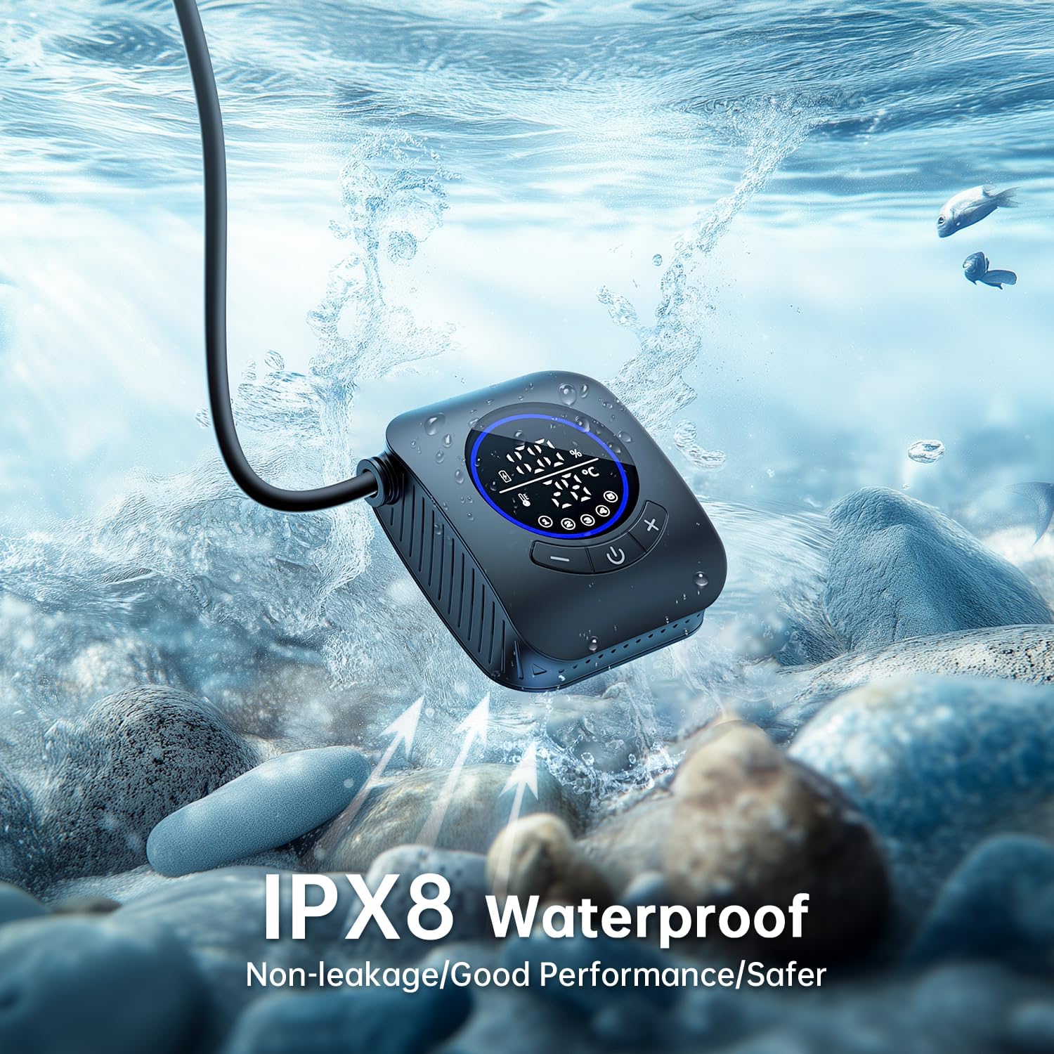 Portable Shower - 8000mAh Rechargeable Camping Shower Pump with Bath Sponge, 4 Spray Modes, IPX8 Waterproof, Ideal for Outdoor Camping, Travel, Car Washing, Pet Bathing, and Watering Plants Portable Shower - 8000mAh Rechargeable Camping Shower Pump with Bath Sponge, 4 Spray Modes, IPX8 Waterproof, Ideal for Outdoor Camping, Travel, Car Washing, Pet Bathing, and Watering Plants